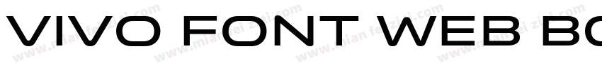 VIVO FONT WEB BOLD字体转换